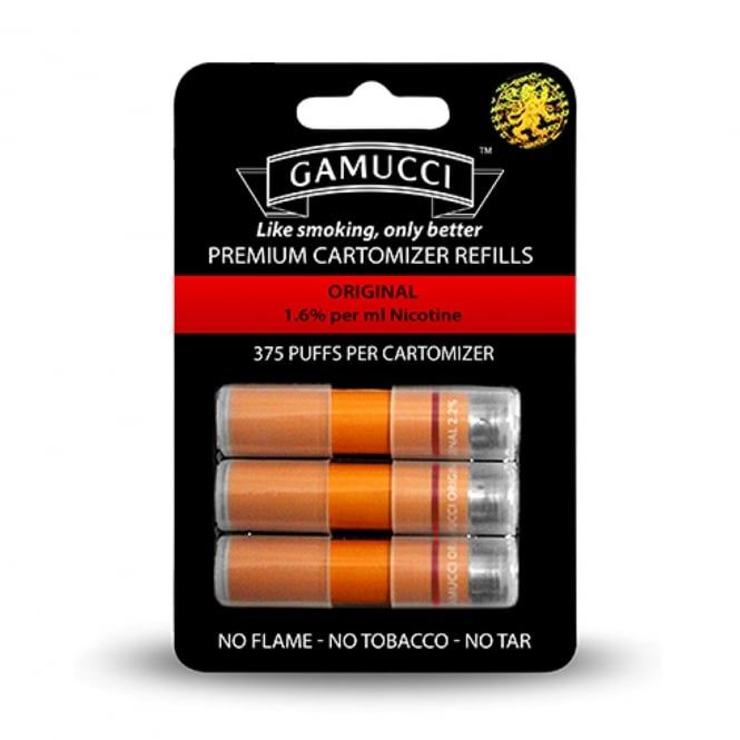 GAMUCCI E-Cigarette Cartomizer Refill Pack - Original Tobacco Flavour