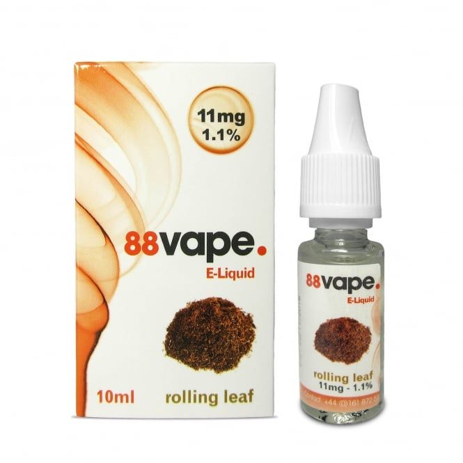 88VAPE Rolling Leaf 10ml E-liquid | Electric Tobacconist UK