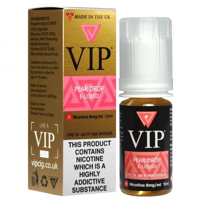 VIP E CIG Pear Drop 10ml E-Liquid