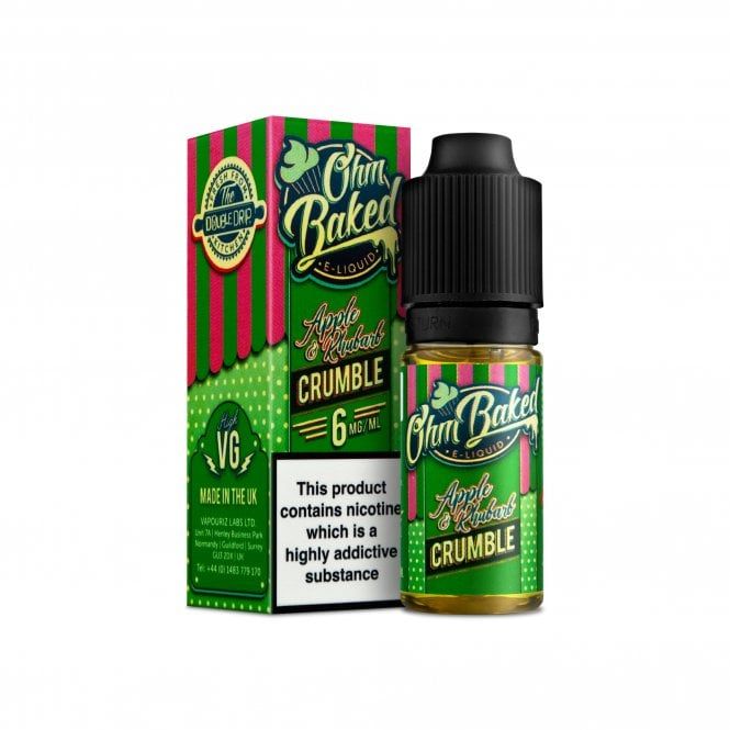 Apple &amp; Rhubarb Crumble 10ml E-Liquid