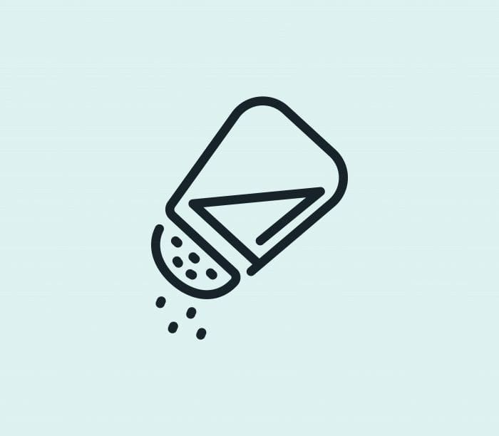 Salt shaker icon line isolated on clean background. Powder salt concept drawing salt shaker icon line in modern style. Vector illustration for your web site mobile logo app UI design.