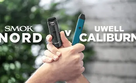 Video thumbnail for SMOK Nord vs UWELL Caliburn