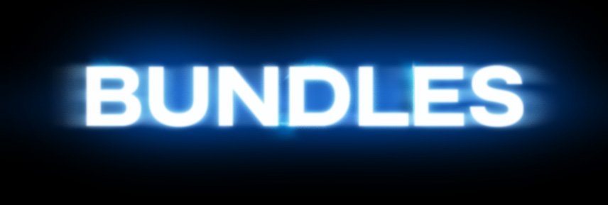 Bundles Header Image - Glowing Text