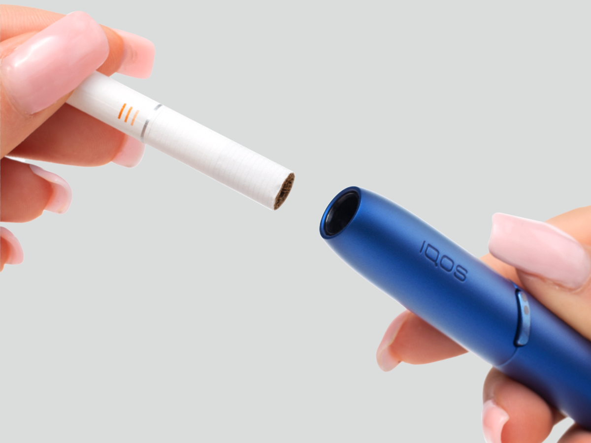 HEETS Çubuğunun IQOS 3 Duo Tutucuya Takılması