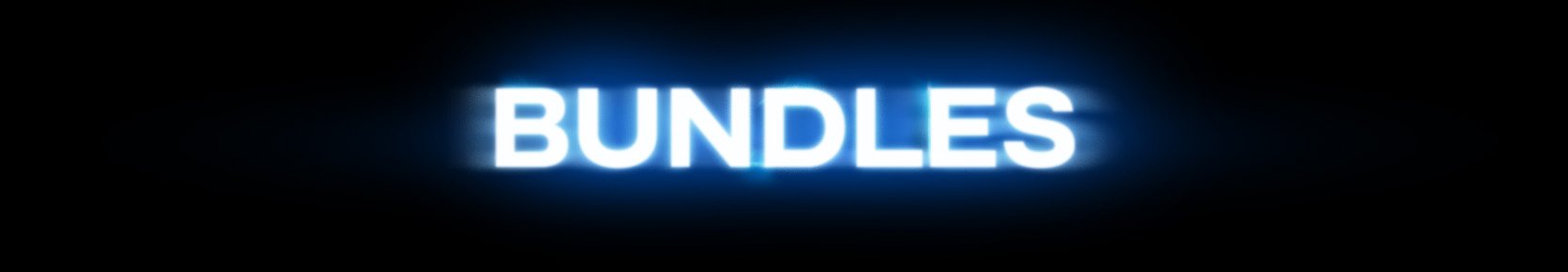 Bundles Header Image - Glowing Text