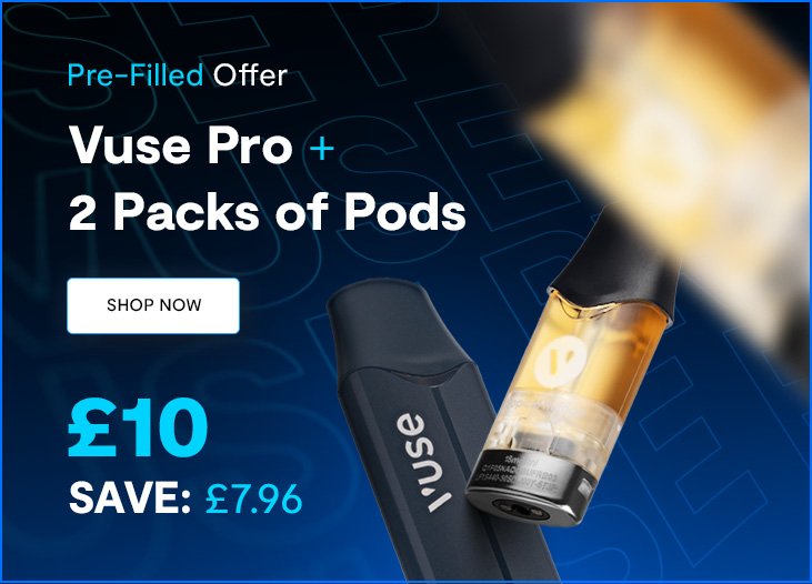 Vuse Pro + 2 Packs of the Pods £20
