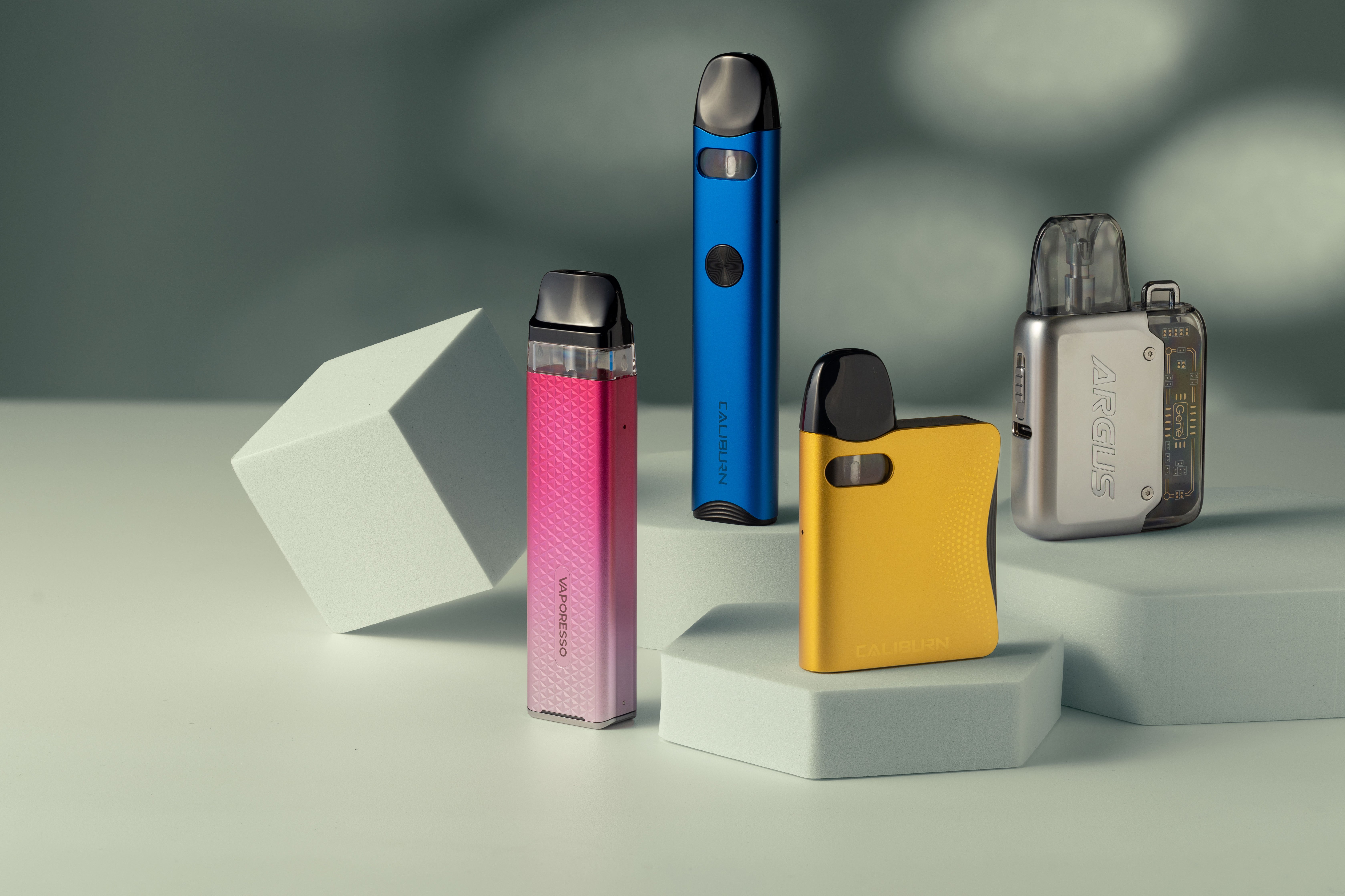 A selection of cloud creating vape kits